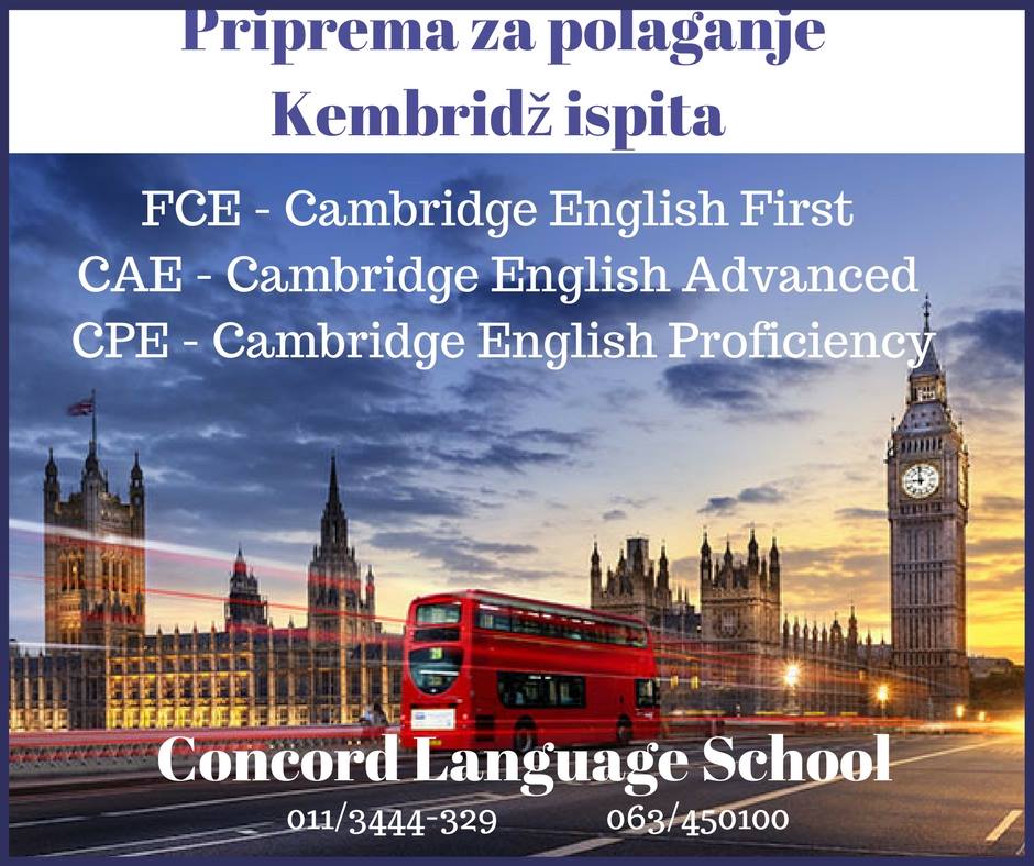 priprema za polaganje kembridge ispita