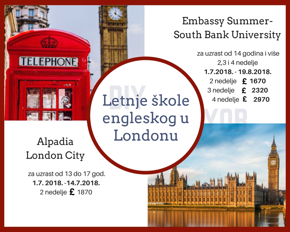 letnje škole engleskog u londonu
