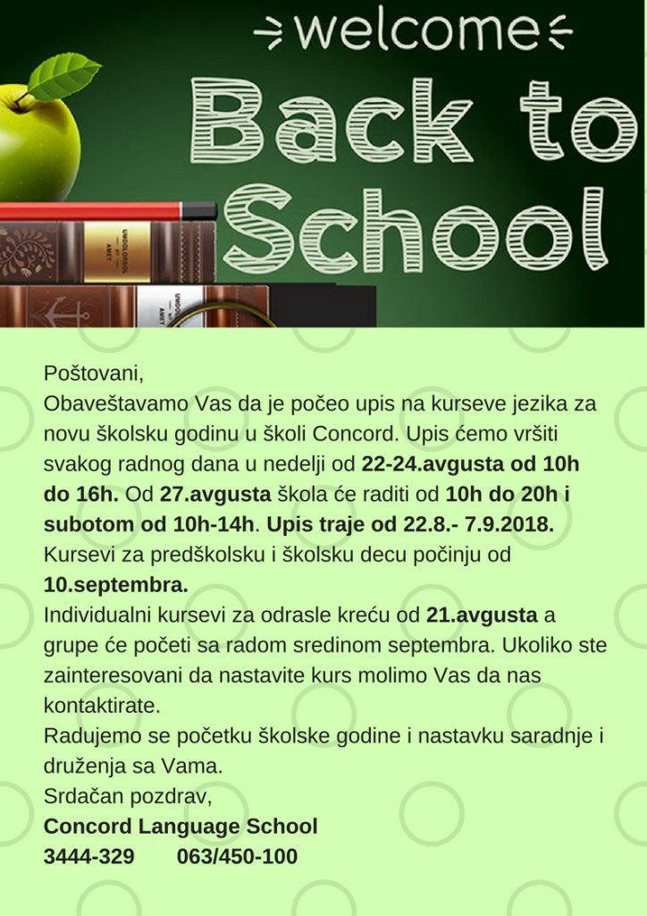 back to school