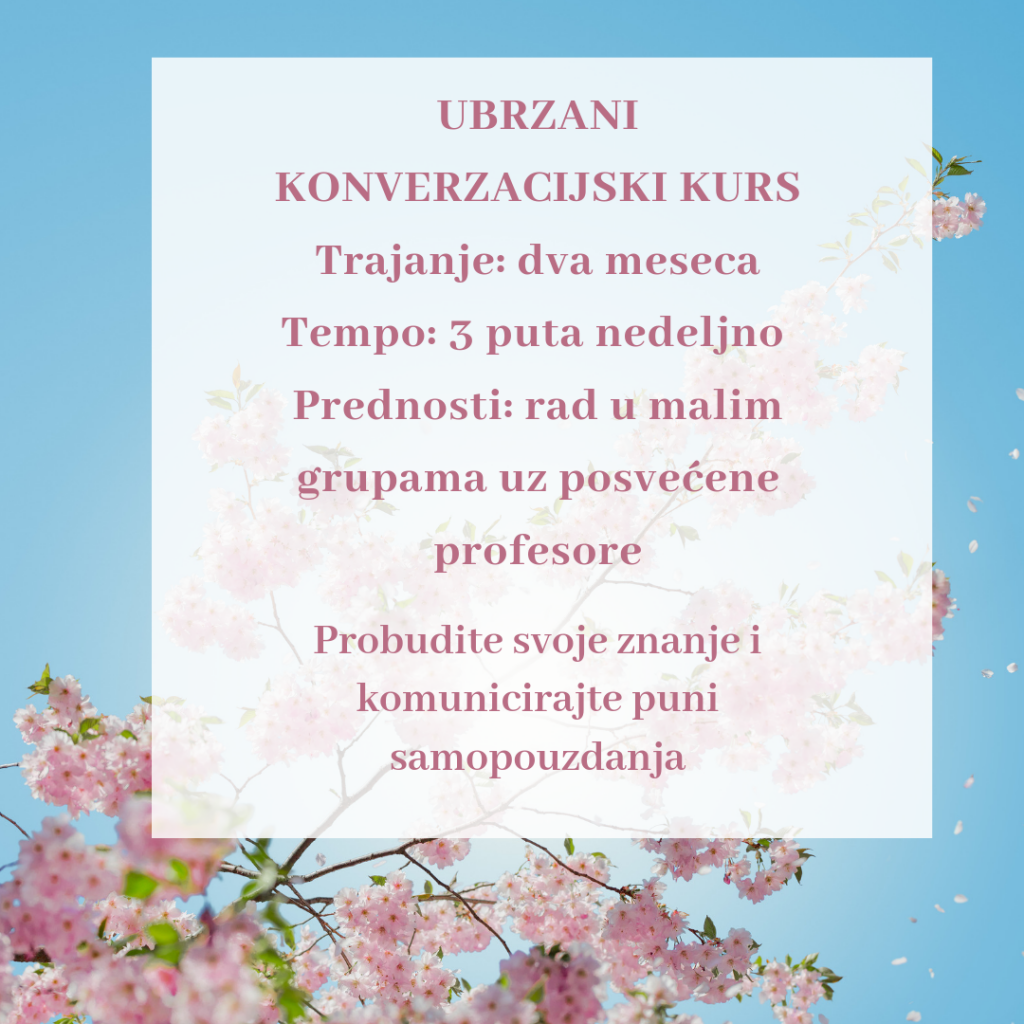 ubrzani konverzacijski kurs