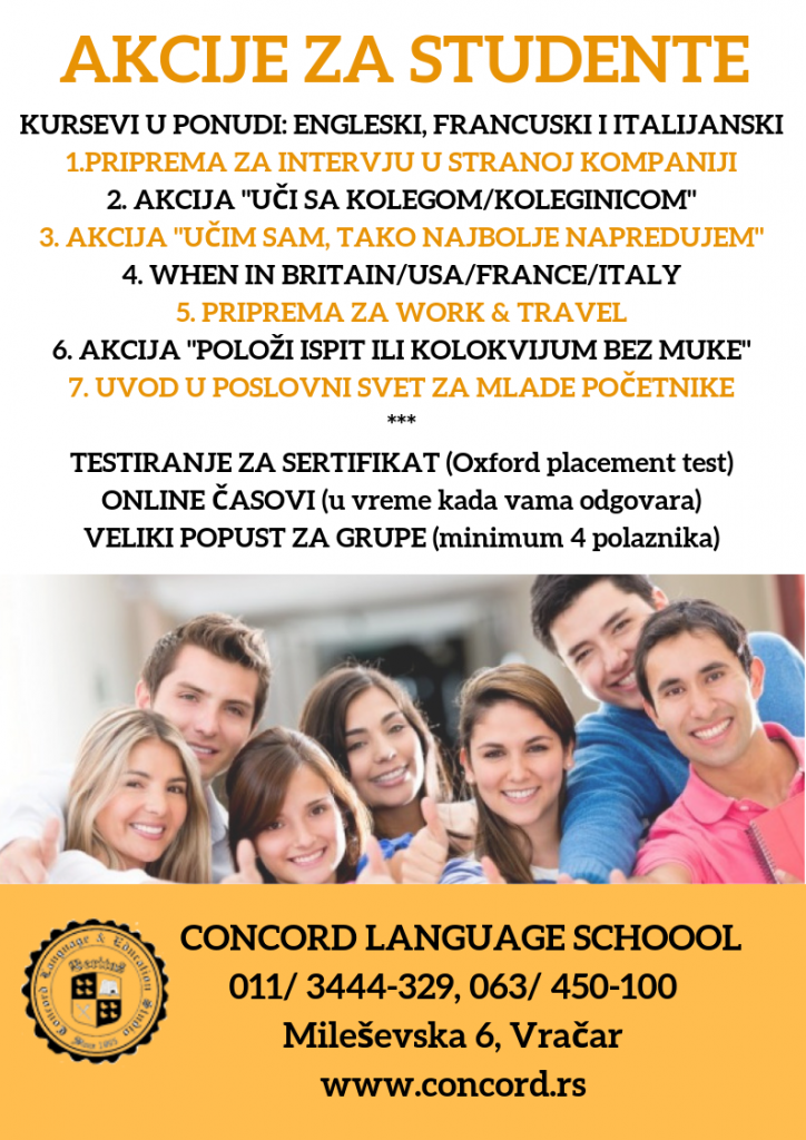 akcije za studente